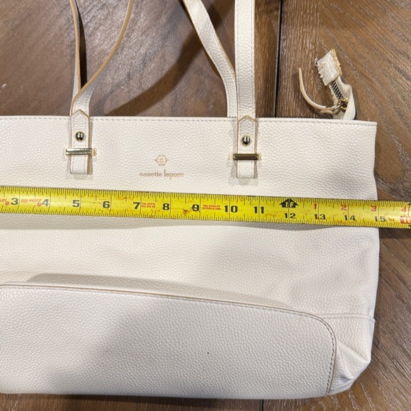 Nanette Lepore Cream Tote Bag - Picture 4 of 7